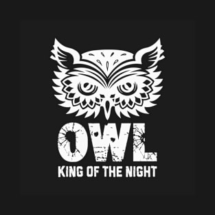 Owls - Eagle Owl Quote 6 - neg T-Shirt