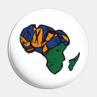 Mother Africa and Child Pin