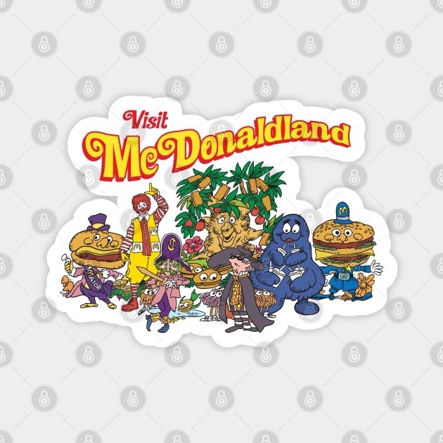 Visit McDonaldland Magnet by Chewbaccadoll