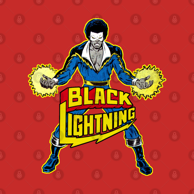 Black Lightning Superhero Long Sleeve TShirt TeePublic