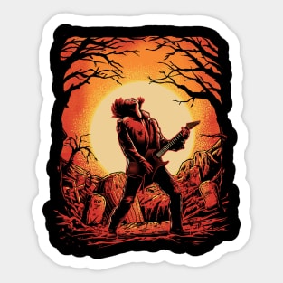 Eddie Munson Guitar - Stranger Things Sticker for Sale by VioletRae