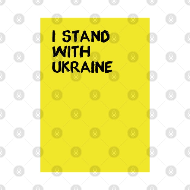 Stand with Ukraine Support Ukraine by Ukraine Prints