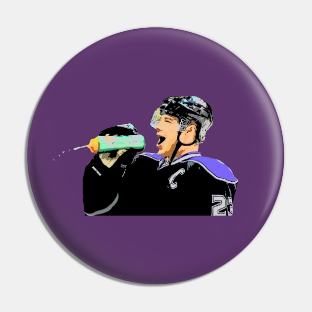 Dustin Brown Water Bottle Pin by Cam Paul