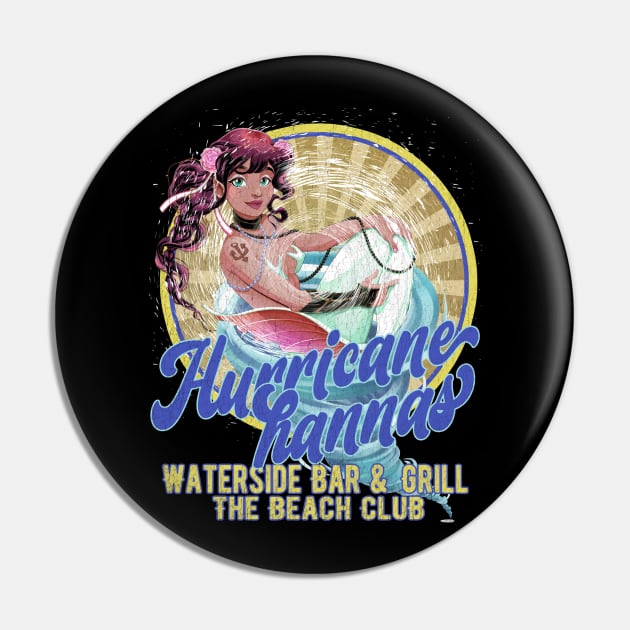 Hurricane Hannas Waterside Bar & Grill Beach Club Pin by Joaddo