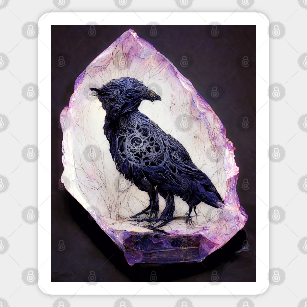 Spirit animal : crow 4 - Animal - Sticker | TeePublic Spirit animal : crow 4 - Animal - Sticker | TeePublic