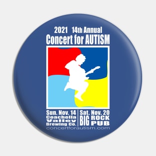 2021 14th Annual Concert for Autism shirt Pin