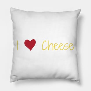 I Heart (Love) Cheese Pillow