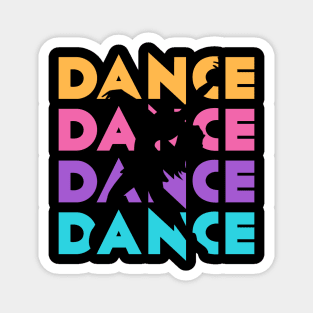 Funny Retro Vintage Dancing Gift For Dancers Magnet