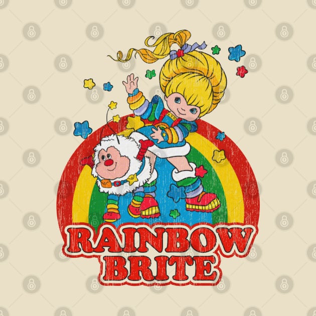 Rainbow Brite // Vintage Colorful Design by Ilustra Zee Art