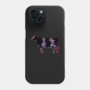 Mermaid Scales Dairy Cow Silhouette  - NOT FOR RESALE WITHOUT PERMISSION Phone Case