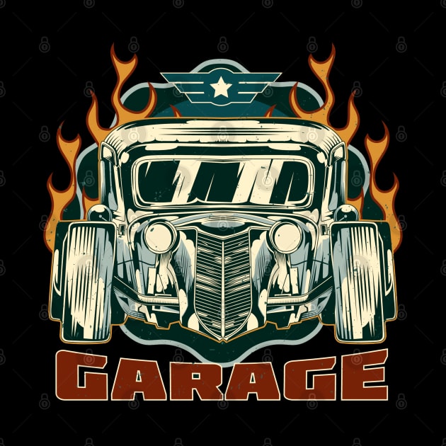 Classic car shirt vintage hot rod by Jose Luiz Filho