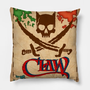 Captain Claw - Map Pillow