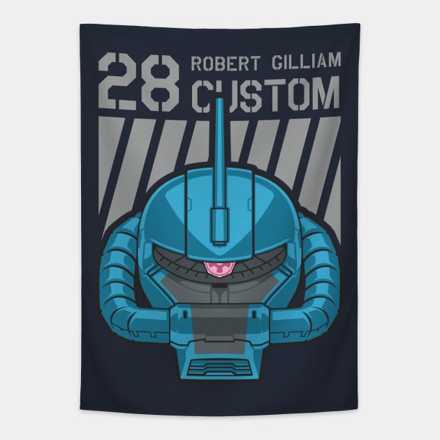 Zaku II Robert Gilliam Tapestry by don_kuma