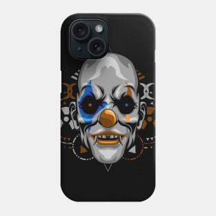 clown head scary Phone Case