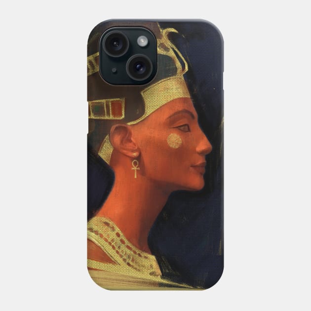 Queen of Egypt Phone Case by IlyaArtist