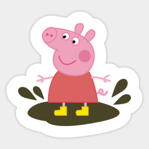 Peppa Pig Muddy Puddles Svg