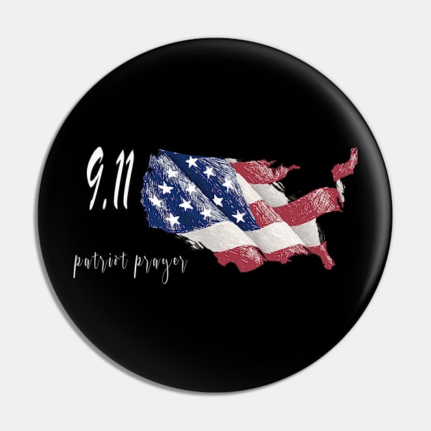 Patriot Day 9.11 Never Forget Pin by NSRT