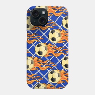 Soccer Ball On Fire Phone Case