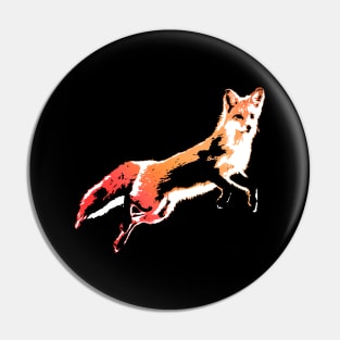 Jumping Fox Pin