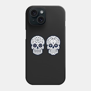 Mexican skull with patterns Phone Case