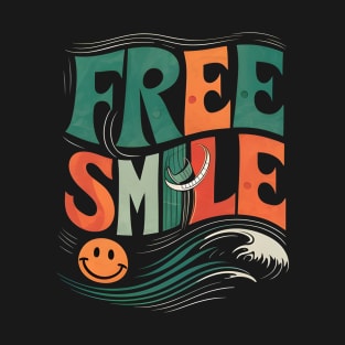 FREESMILE Windsurf: Vibrant Design T-Shirt