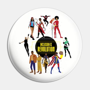 (Ms. Marvel Variant) Inclusion Is Revolution Pin