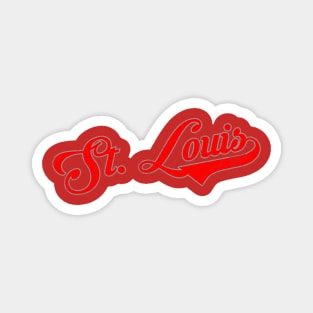 St louis Baseball Magnet