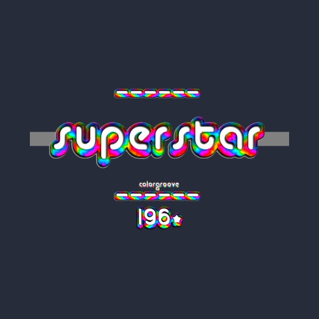 Superstar 1960 ColorGroove Retro-Rainbow-Tube nostalgia (wf) by Blackout Design