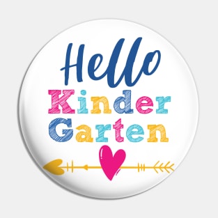 Hello Kindergarten, Back to School, Hello Kindergarten Pin