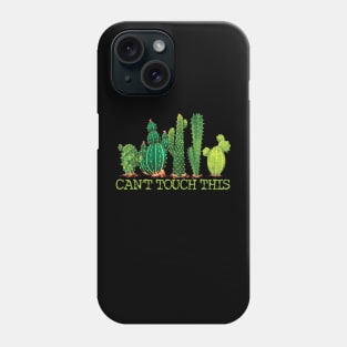 Can't touch this cactus cute dancing cacti Phone Case