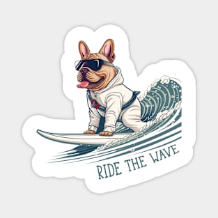 Dog Surfing 7702 Magnet