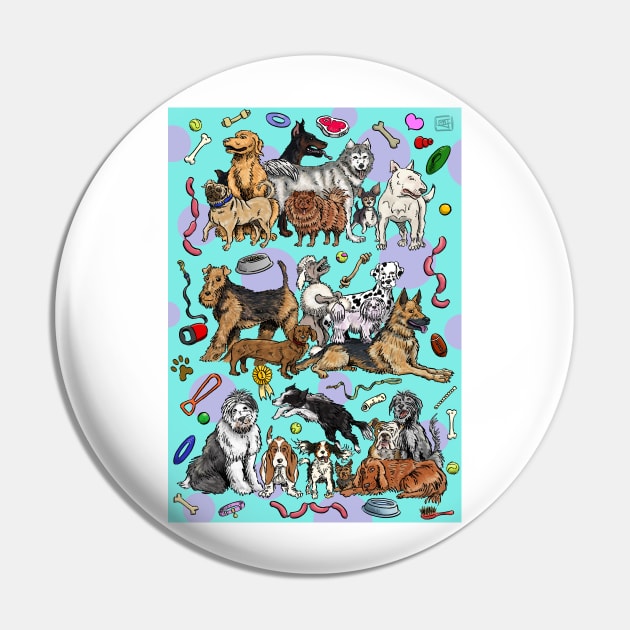 It's a Dog's Life Pin by matjackson