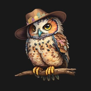 Cowboy Owl T-Shirt