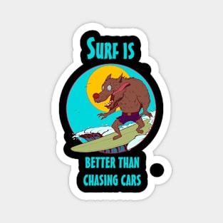 surf wolf Magnet