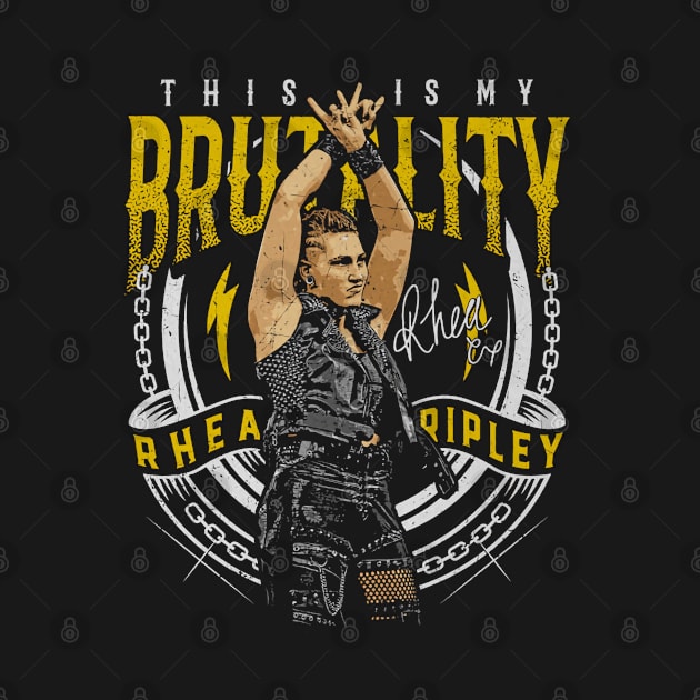 Rhea Ripley Brutality by MunMun_Design