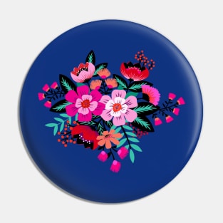 Boho flower bouquet Pin