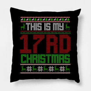 This Is My 17rd Christmas Pillow