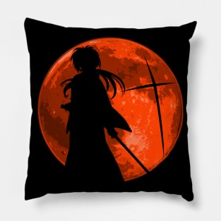 Samurai Moon Pillow