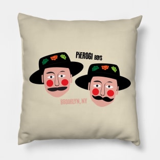 Pierogi Boys Brooklyn Pillow