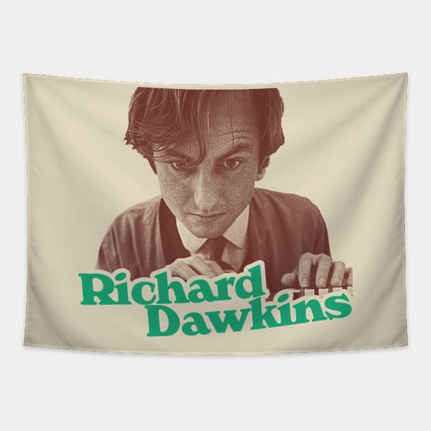 Richard Dawkins // Free Thinker Atheism FanArt Tapestry by darklordpug