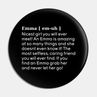 emma name definition (black) Pin