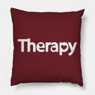 Therapy providing therapy typography design Pillow