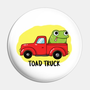 Toad Truck Cute Toad Pun Pin