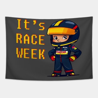 It's Race Week Tapestry