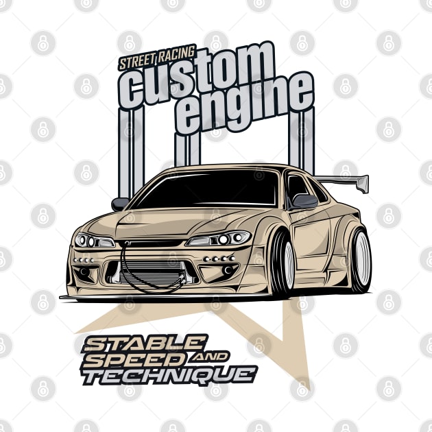 Nissan Silvia S15 Custom Engine by Car_Designer