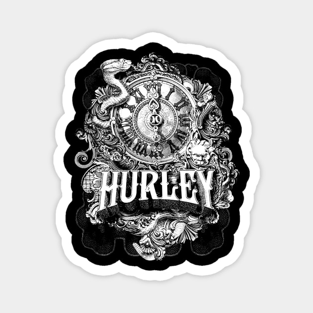 Hurley Clocks Magnet by Enzy Diva