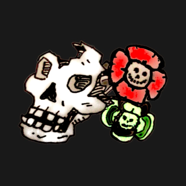 SKULL n ROSES by MattisMatt83