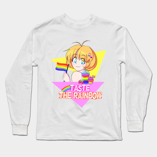 Lgbt Pride Month Anime Girl Lgbt Maglietta A Manica Lunga