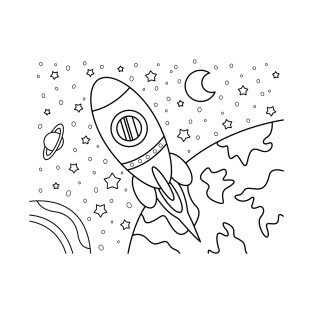 Ilustration Rocket T-Shirt