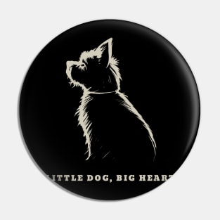 Little Dog, Big Heart: A Bundle of Love Pin